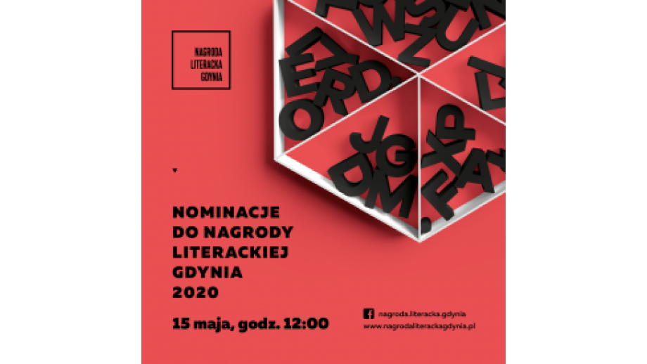 15 maja poznamy nominacje do Nagrody Literackiej Gdynia