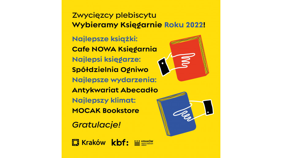 Kraków po raz szósty wyróżnił najlepsze księgarnie