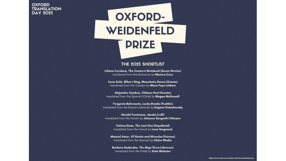 „Mapa” Barbary Sadurskiej w finale Oxford-Weidenfeld Prize