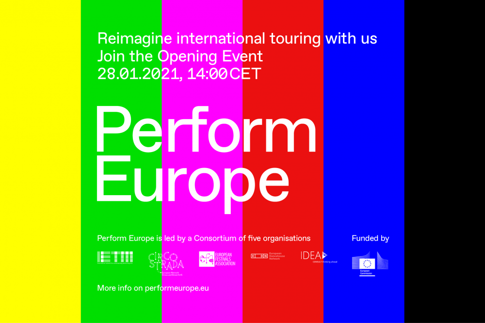 Perform Europe – otwarcie programu wsparcia dystrybucji sztuk performatywnych -  28 stycznia 2021