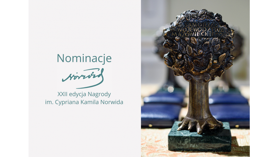 Wręczono Nagrody im. C. K. Norwida, za „Dzieło Życia” wyróżniono Maję Komorowską