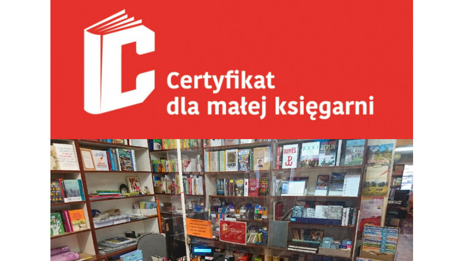 Zapraszamy na spotkanie online dotyczące programu „Certyfikat dla małych księgarni”
